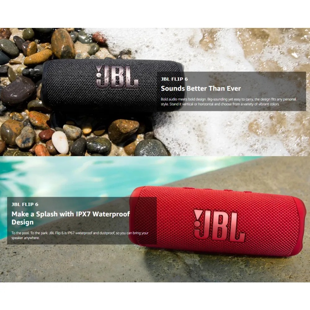 JBL FLIP6 Portable Bluetooth S - огляд і ціна Jbl Speaker Flip 6