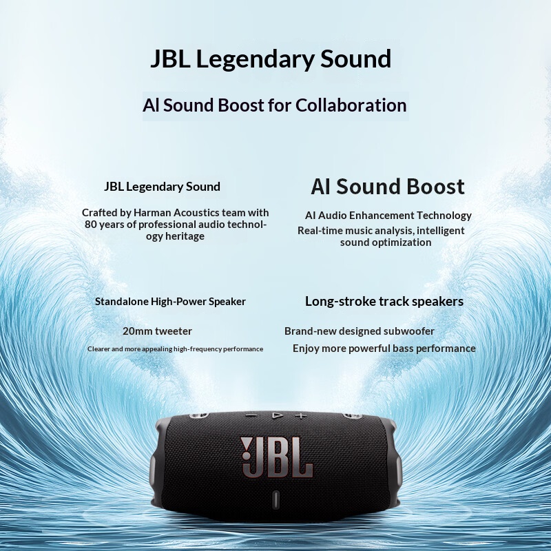 JBL CHARGE6 Water wading Scene - огляд і ціна Anker Speaker Soundcore Boom 2